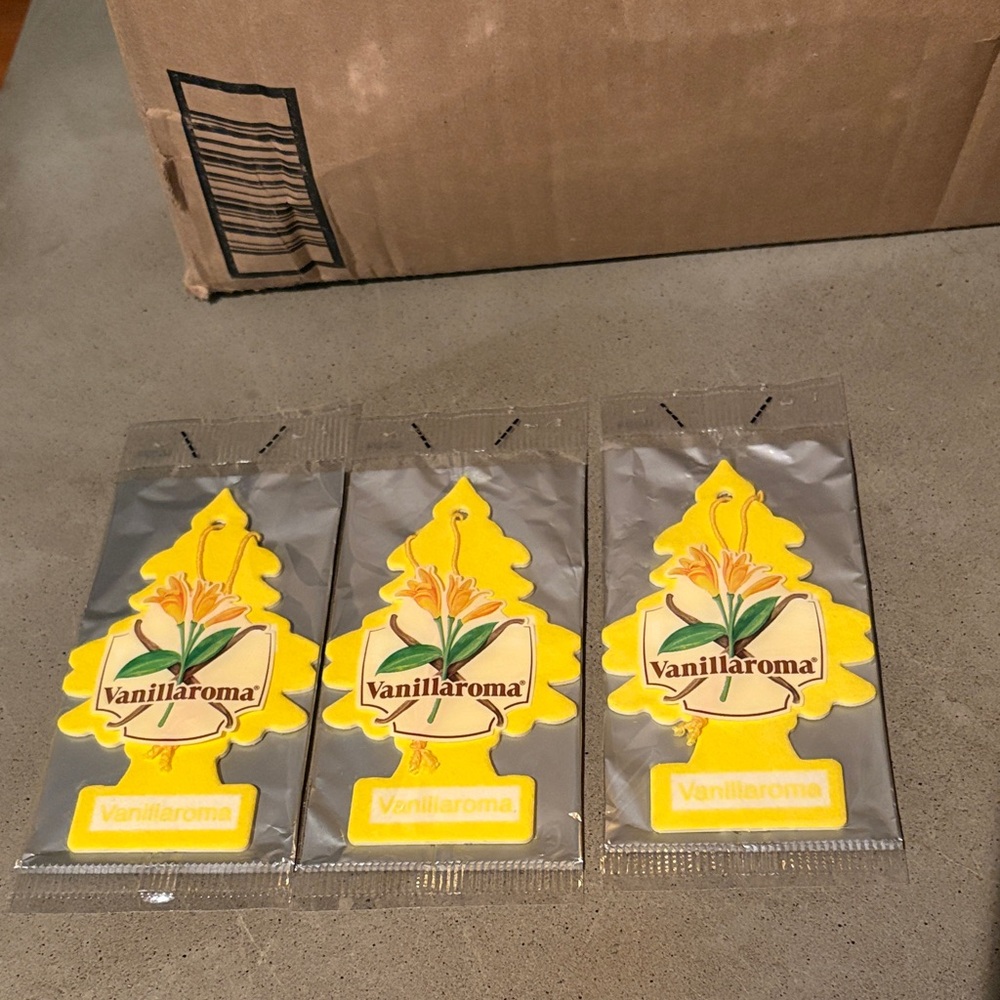 Vanillaroma Yellow Air Fresheners